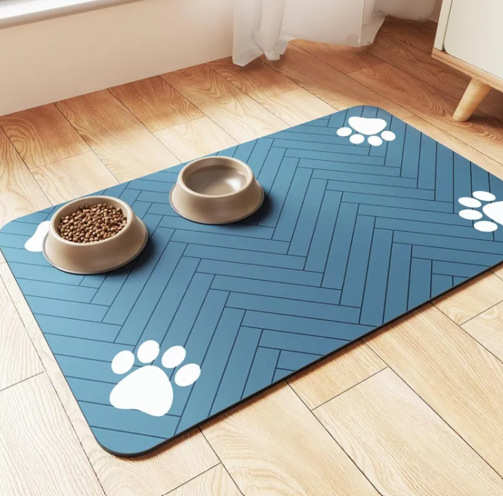 Splash-Proof Non-Slip Pet Feeding Mat