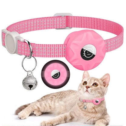 Cat Collar with Tracker Holder