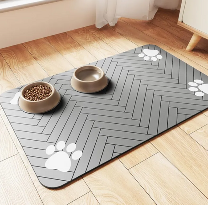 Splash-Proof Non-Slip Pet Feeding Mat