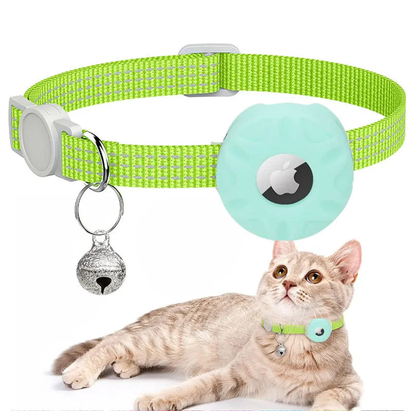 Cat Collar with Tracker Holder