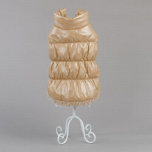 Plush teddy vest for dogs and cats