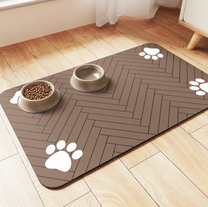 Splash-Proof Non-Slip Pet Feeding Mat