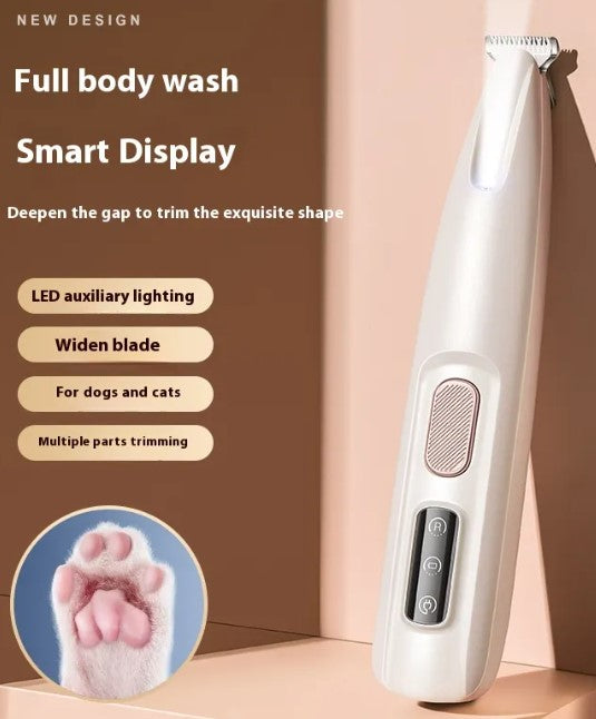 Waterproof Paw Trimmer with LED Light