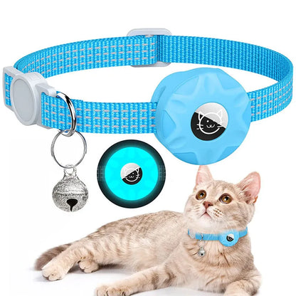 Cat Collar with Tracker Holder
