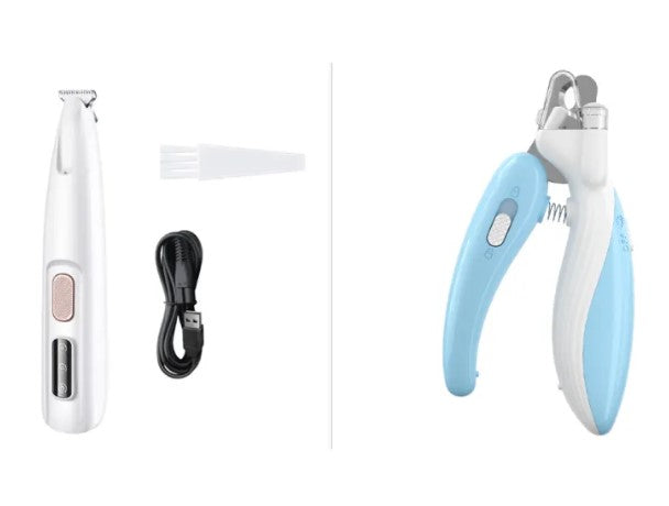 Waterproof Paw Trimmer with LED Light