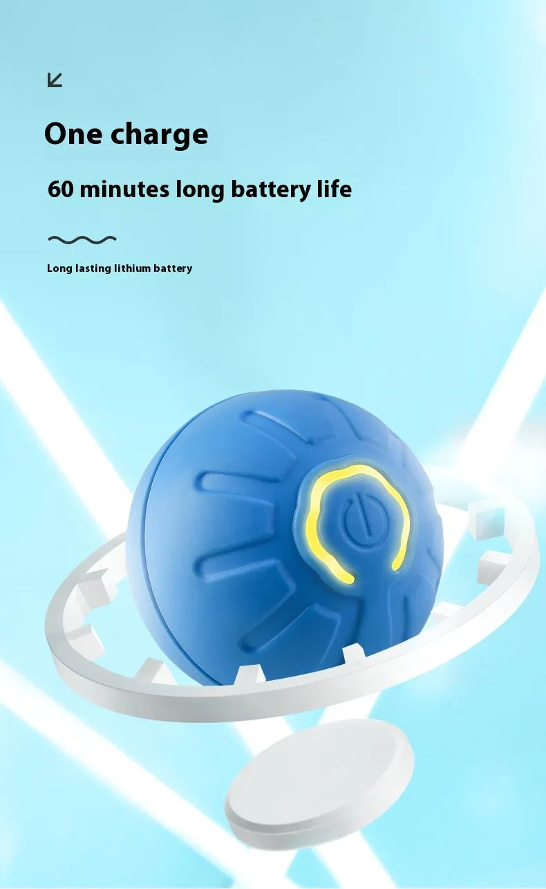 Self-Moving Interactive Toy Ball for Cats & Small Dogs