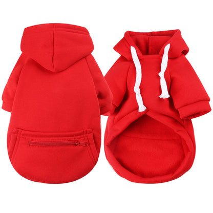 Zip-Up Pocket Sweater for Dogs & Cats