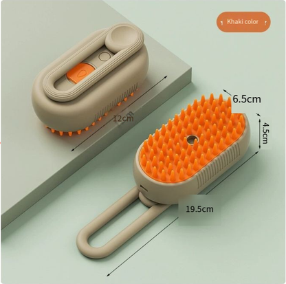 3-in-1 Mist Grooming Brush for Cats & Dogs