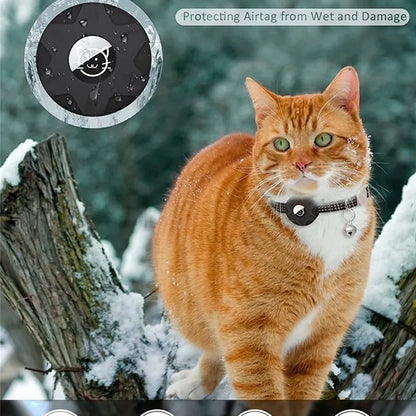 Cat Collar with Tracker Holder