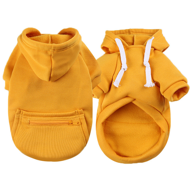 Zip-Up Pocket Sweater for Dogs & Cats