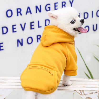 Zip-Up Pocket Sweater for Dogs & Cats
