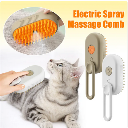 3-in-1 Mist Grooming Brush for Cats & Dogs